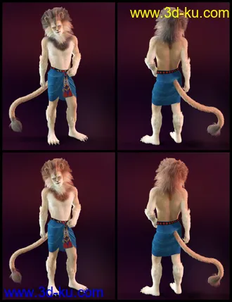 3D打印模型Tomcat For Genesis 8 Male的图片