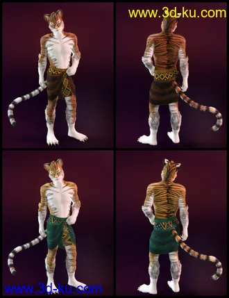 3D打印模型Tomcat For Genesis 8 Male的图片