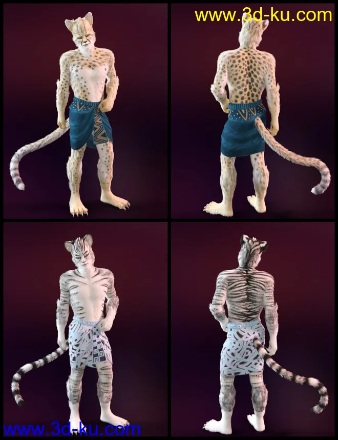 Tomcat For Genesis 8 Male模型的图片18