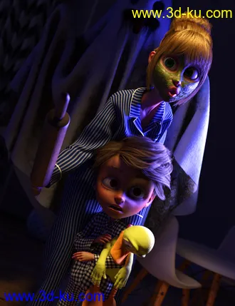 3D打印模型Toon Mom for Genesis 8 Female的图片