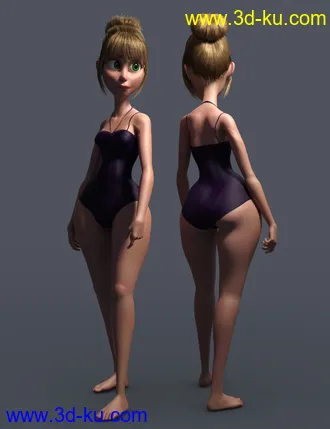 3D打印模型Toon Mom for Genesis 8 Female的图片