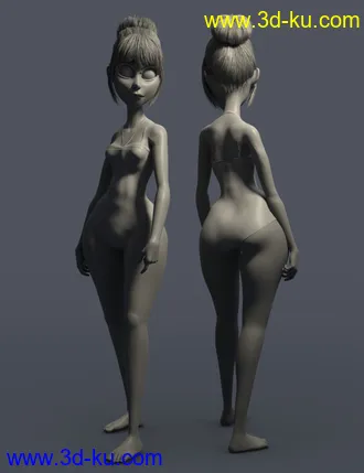 3D打印模型Toon Mom for Genesis 8 Female的图片