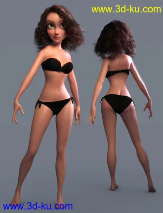 3D打印模型Toon Princess for Genesis 8 Female的图片