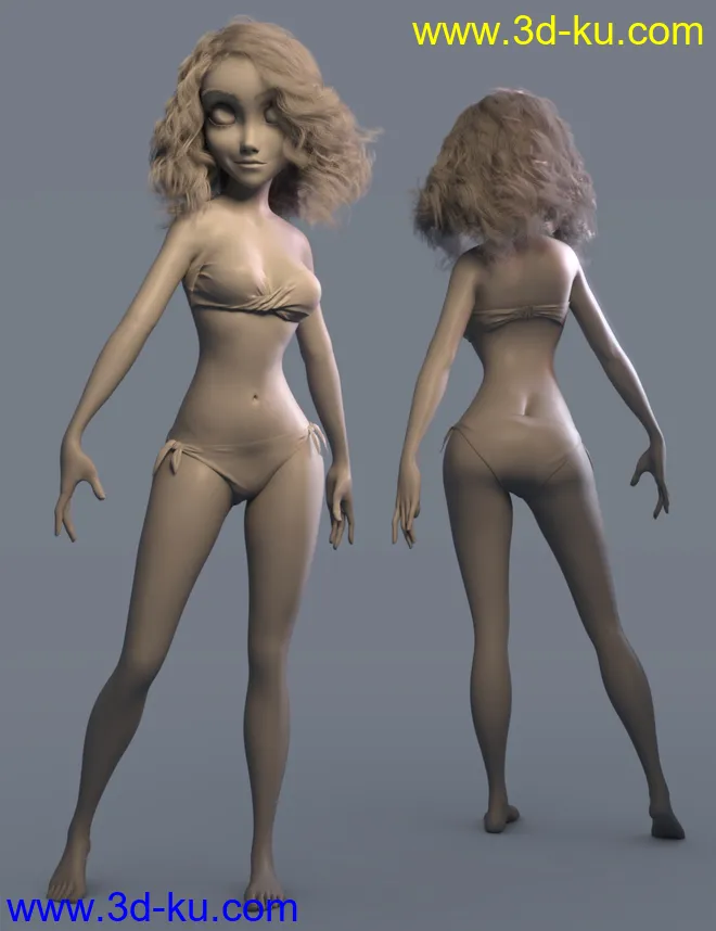 Toon Princess for Genesis 8 Female模型的图片3