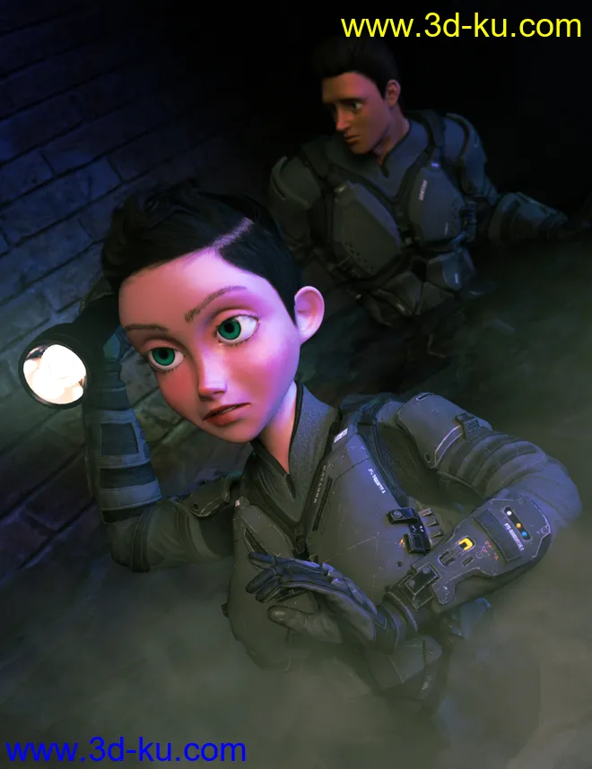 Toon Princess for Genesis 8 Female模型的图片6