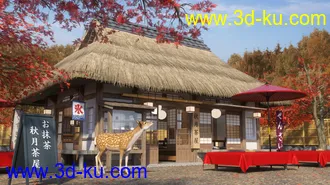 3D打印模型Traditional Japanese Tea Shop的图片