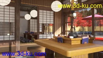 3D打印模型Traditional Japanese Tea Shop的图片