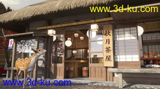 3D打印模型Traditional Japanese Tea Shop的图片