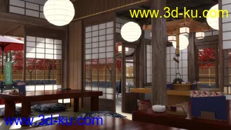 3D打印模型Traditional Japanese Tea Shop的图片