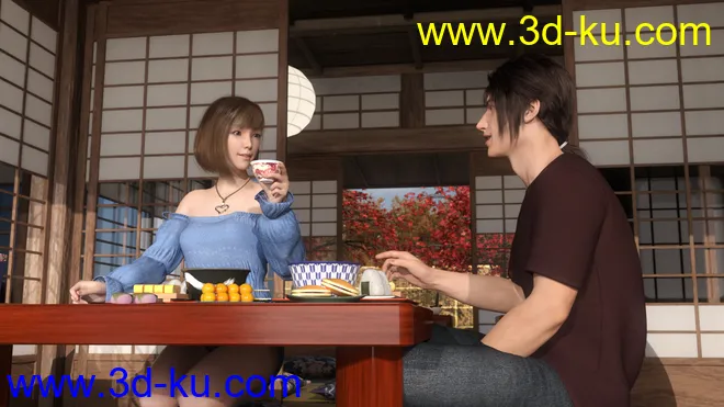 Traditional Japanese Tea Shop模型的图片10