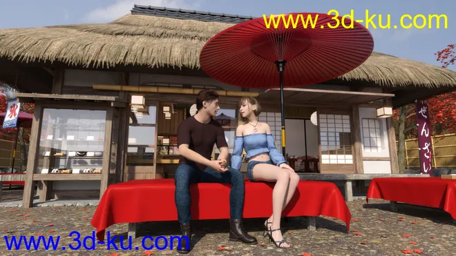 Traditional Japanese Tea Shop模型的图片14