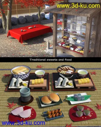 3D打印模型Traditional Japanese Tea Shop的图片