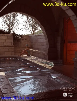 3D打印模型Tranquil Private Pool的图片