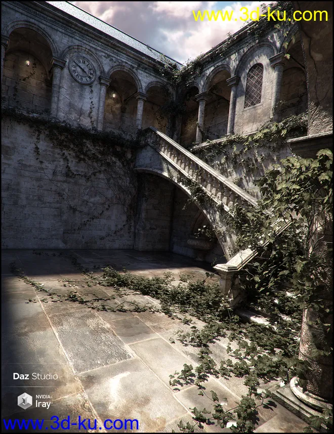 Trinity Atrium Fallen Iray Addon模型的图片3