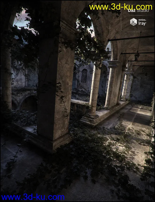 Trinity Atrium Fallen Iray Addon模型的图片5