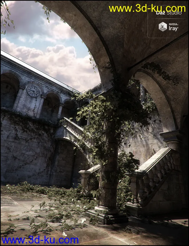 Trinity Atrium Fallen Iray Addon模型的图片6