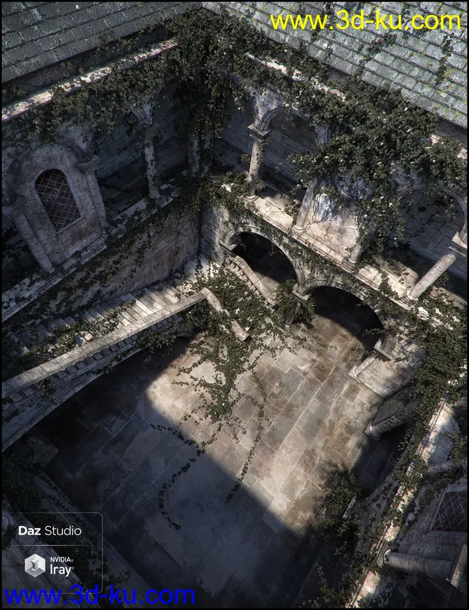 Trinity Atrium Fallen Iray Addon模型的图片7