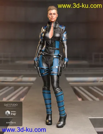 3D打印模型Trinity Wolf Outfit Textures的图片
