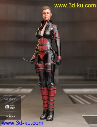 3D打印模型Trinity Wolf Outfit Textures的图片