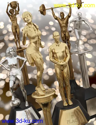 3D打印模型Trophy for Genesis 8的图片