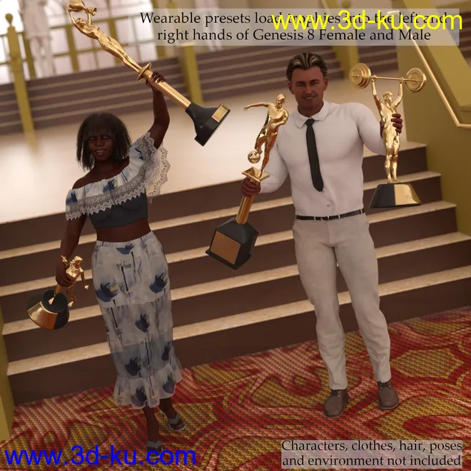 Trophy for Genesis 8模型的图片2