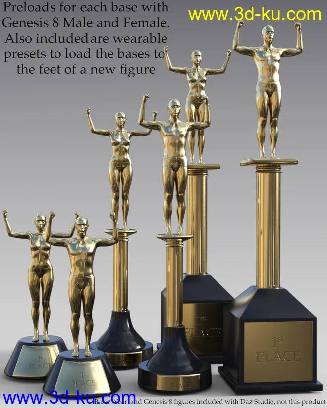 Trophy for Genesis 8模型的图片3