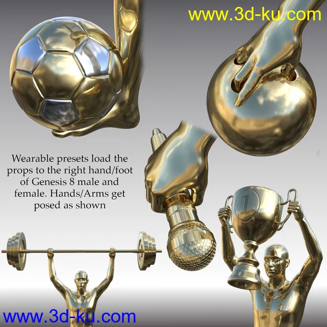 Trophy for Genesis 8模型的图片4