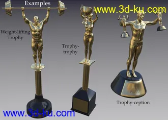 3D打印模型Trophy for Genesis 8的图片