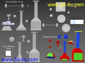 3D打印模型Trophy for Genesis 8的图片