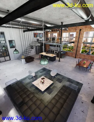 3D打印模型TS Industrial Apartment的图片