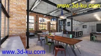 3D打印模型TS Industrial Apartment的图片