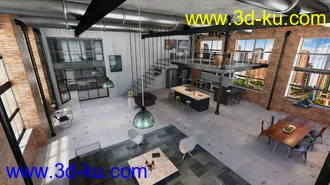 3D打印模型TS Industrial Apartment的图片
