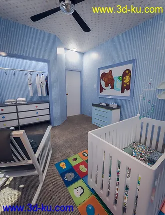 3D打印模型TS Nursery Room的图片