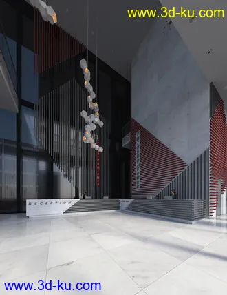 3D打印模型TT Interior Hall的图片