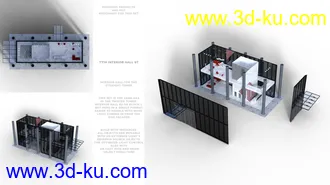 3D打印模型TT Interior Hall的图片