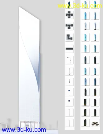 3D打印模型Twisted Tower的图片