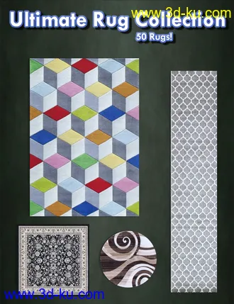 3D打印模型Ultimate Rug Collection的图片