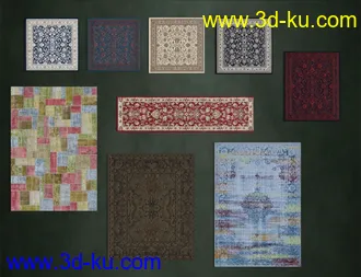 3D打印模型Ultimate Rug Collection的图片