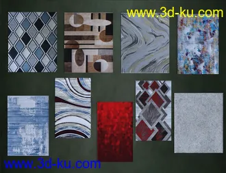 3D打印模型Ultimate Rug Collection的图片