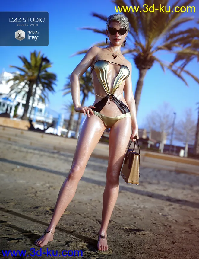 UltraHD IRAY HDRI With DOF - Sunny Beaches Pack 2模型的图片1