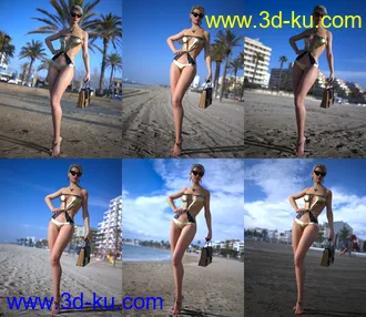 3D打印模型UltraHD IRAY HDRI With DOF - Sunny Beaches Pack 2的图片