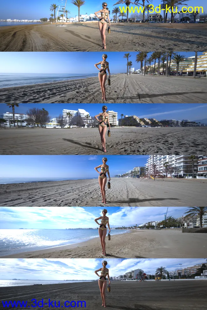 UltraHD IRAY HDRI With DOF - Sunny Beaches Pack 2模型的图片3