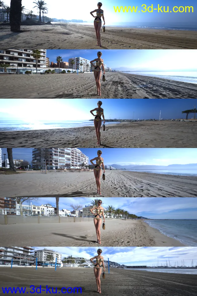 UltraHD IRAY HDRI With DOF - Sunny Beaches Pack 2模型的图片4