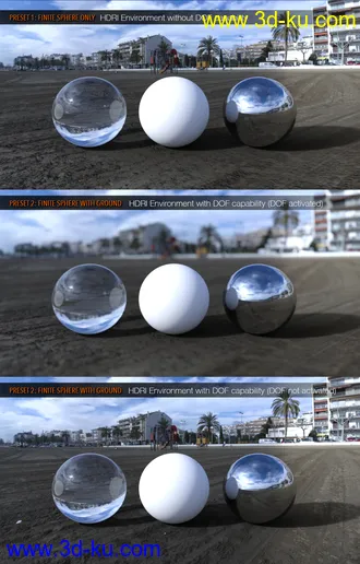 3D打印模型UltraHD IRAY HDRI With DOF - Sunny Beaches Pack 2的图片