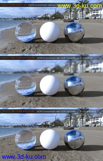 3D打印模型UltraHD IRAY HDRI With DOF - Sunny Beaches Pack 2的图片