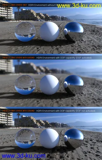 3D打印模型UltraHD IRAY HDRI With DOF - Sunny Beaches Pack 2的图片