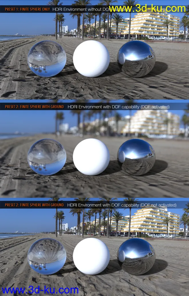 UltraHD IRAY HDRI With DOF - Sunny Beaches Pack 2模型的图片9