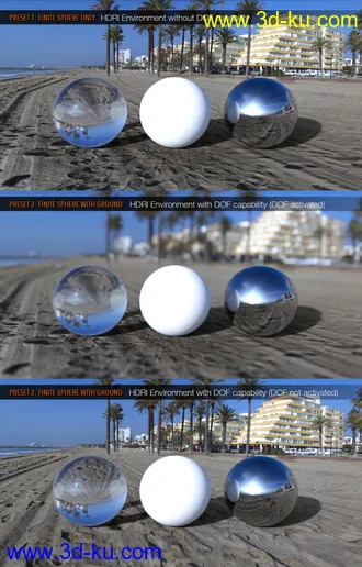 3D打印模型UltraHD IRAY HDRI With DOF - Sunny Beaches Pack 2的图片
