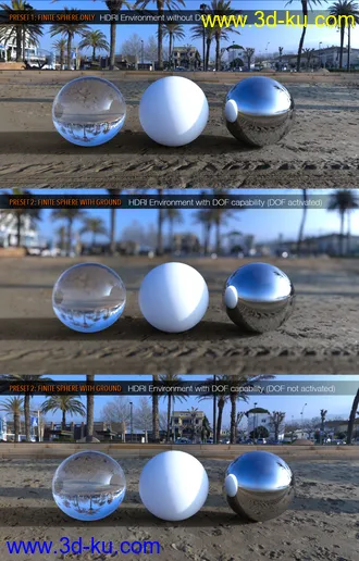 3D打印模型UltraHD IRAY HDRI With DOF - Sunny Beaches Pack 2的图片