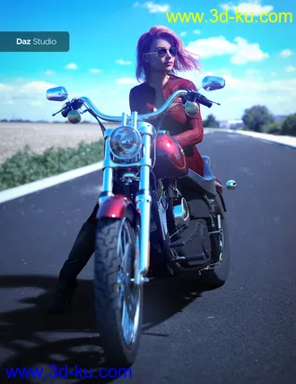 3D打印模型UltraHD Iray HDRI With DOF - The Road的图片